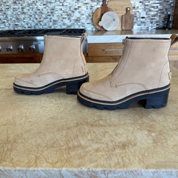 Sorel Joan Now Zip Leather Ankle Boot - Picture 4 of 6